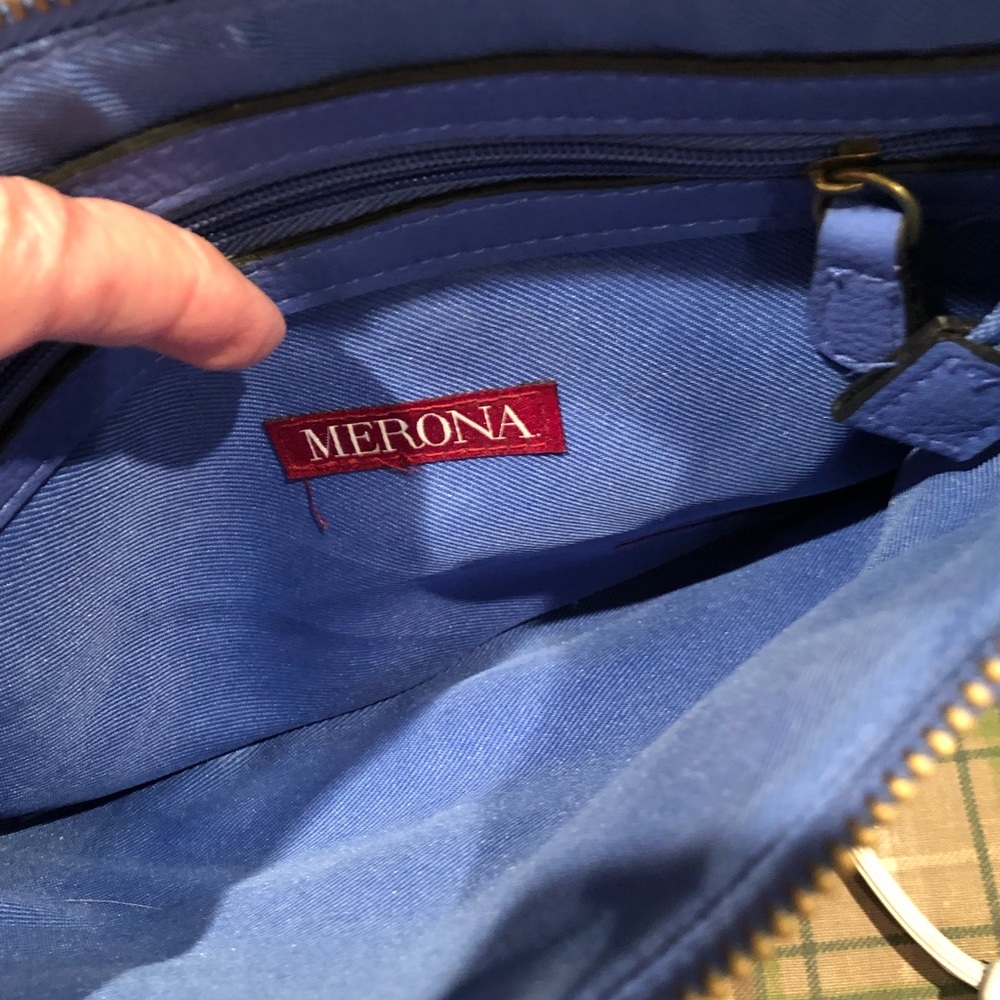 🔥NWT Merona Blue Crossbody Purse. - Picture 8 of 8